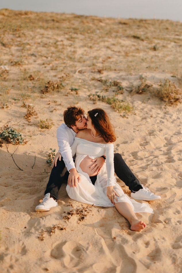 photographe-grossesse-bayonne-seance-couple-plage