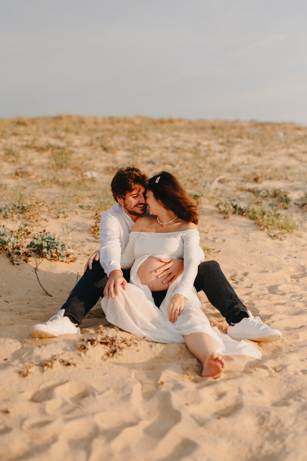 photographe-grossesse-bayonne-seance-couple-plage
