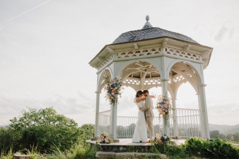 rotonde du chateau de biscay lors d'un mariage
