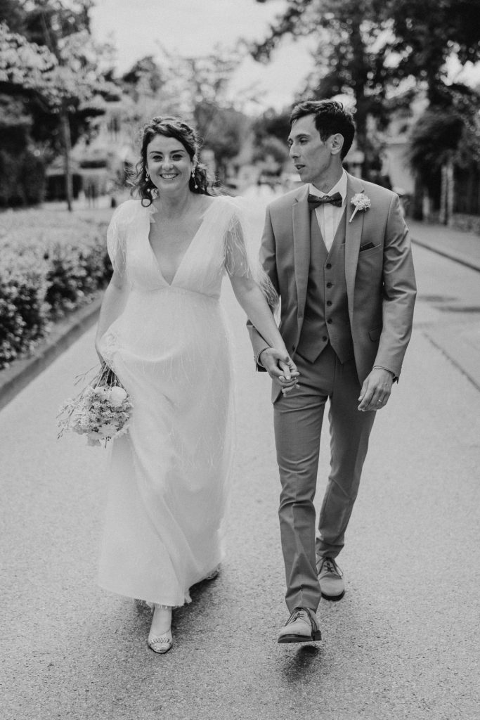 photo de couple lors d'un mariage à Biarritz