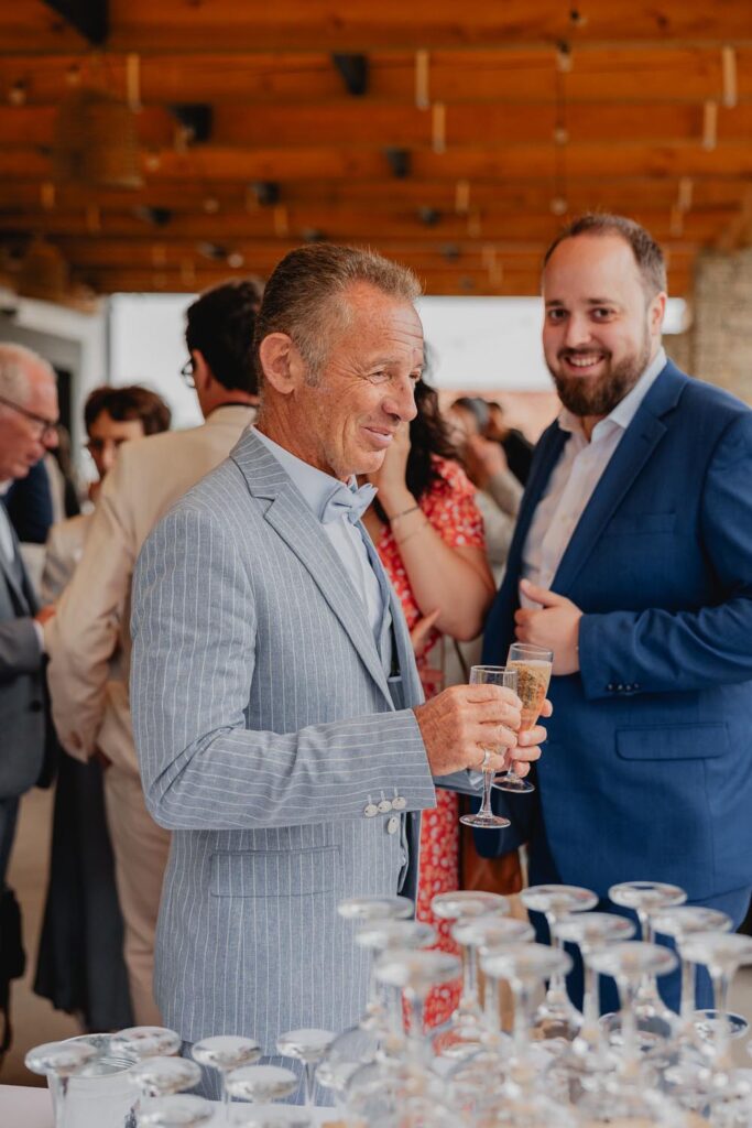 cocktail d'un mariage à bardos au domaine etxezahar dans le pays basque