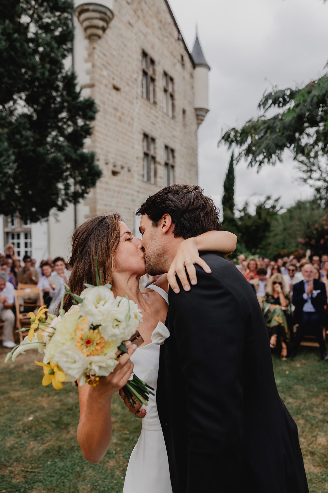 cérémonie laïque de mariage dans le pays-basque à maison belzunce