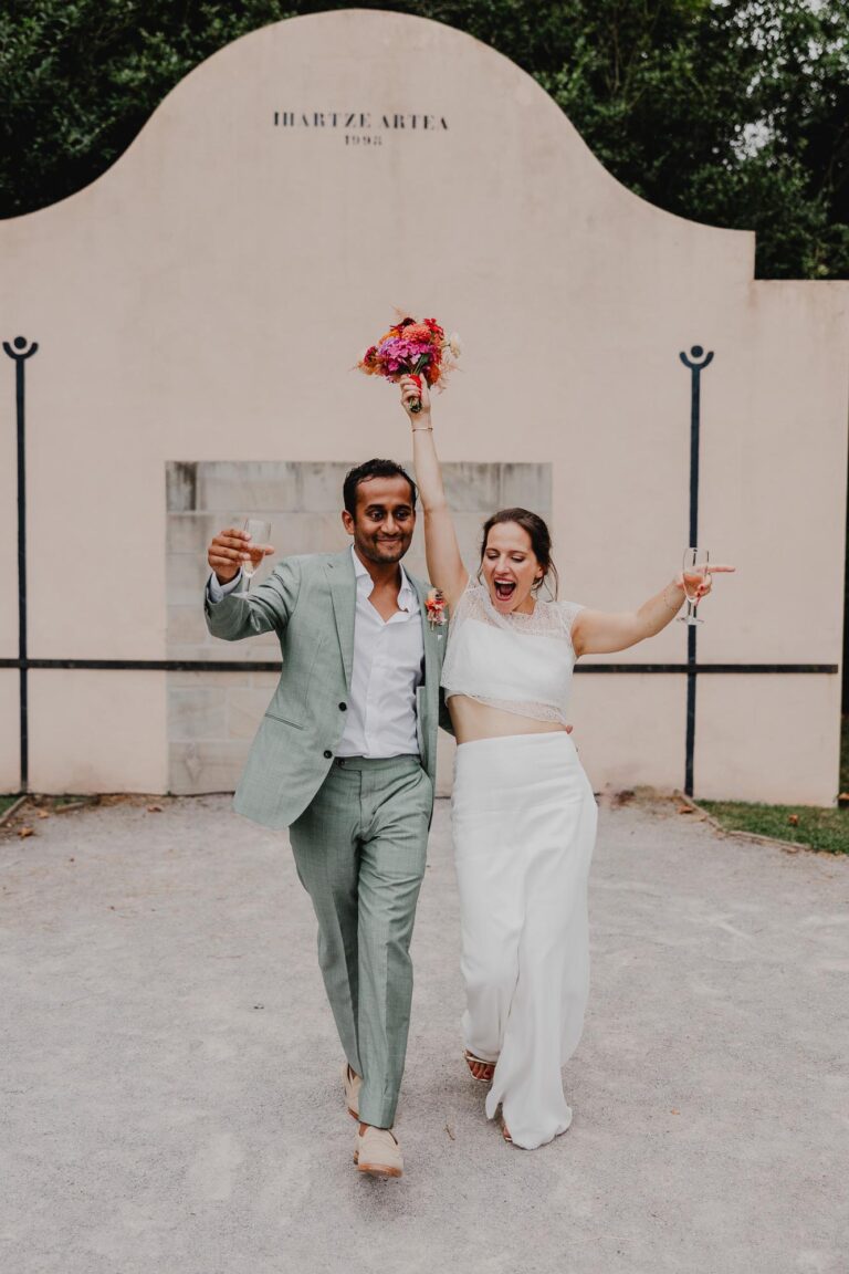 Mariage Franco-Américano-Indien à Au Milieu des Fougères