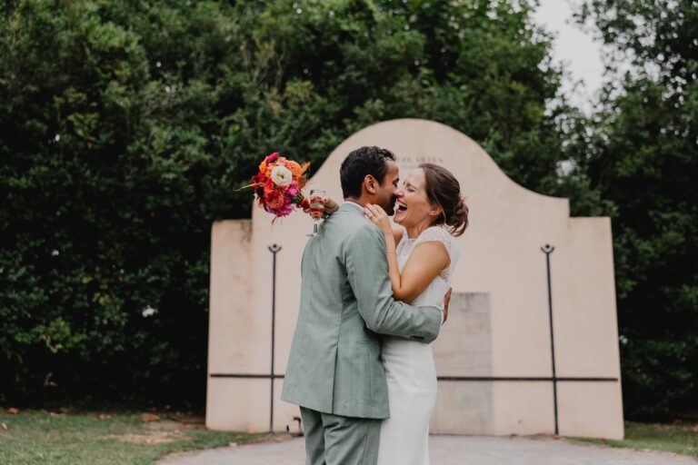 Mariage Franco-Américano-Indien à Au Milieu des Fougères