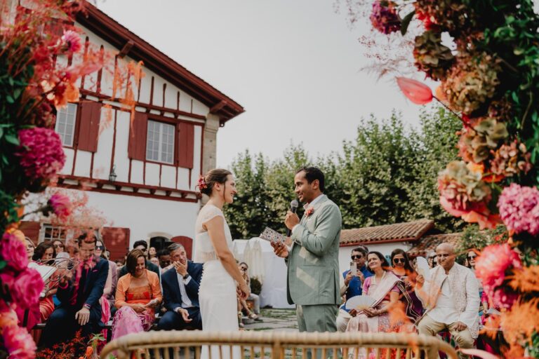 Mariage Franco-Américano-Indien à Au Milieu des Fougères