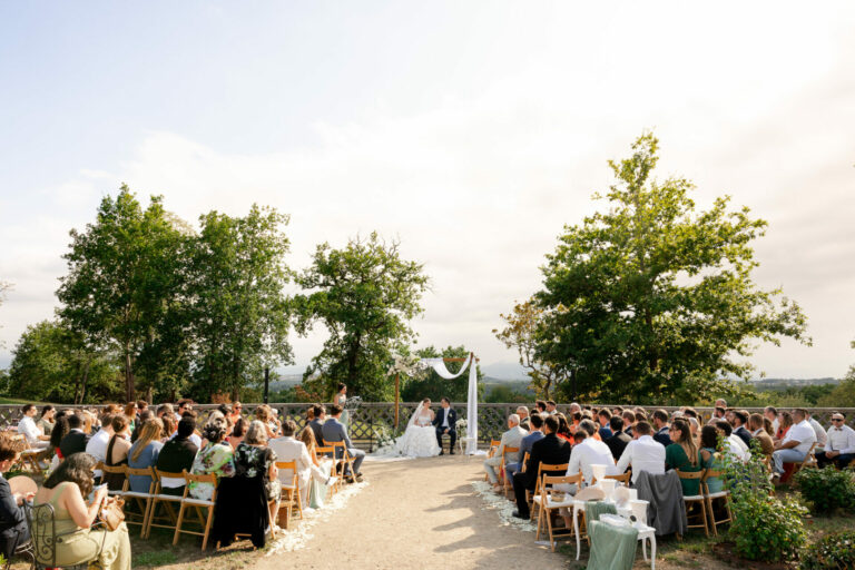 Mariage Château de Larraldia – White-Party & Cérémonie Laïque